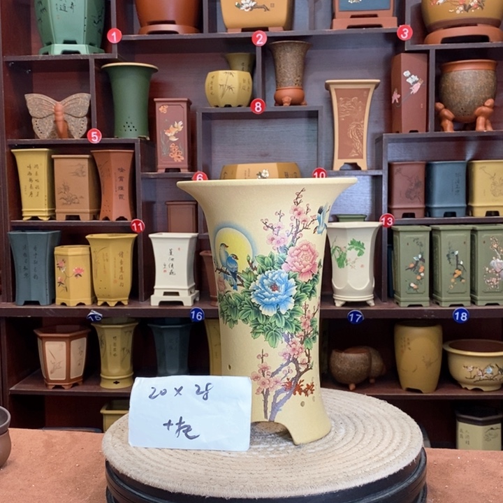 紫砂花盆紫砂花盆