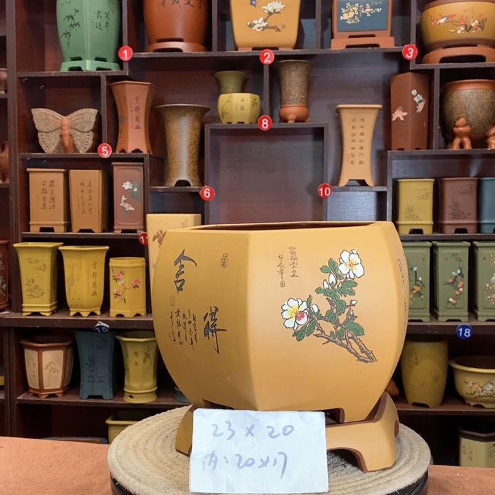 紫砂花盆紫砂艺术