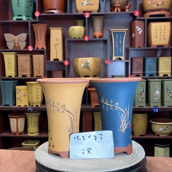 紫砂花盆紫砂花盆