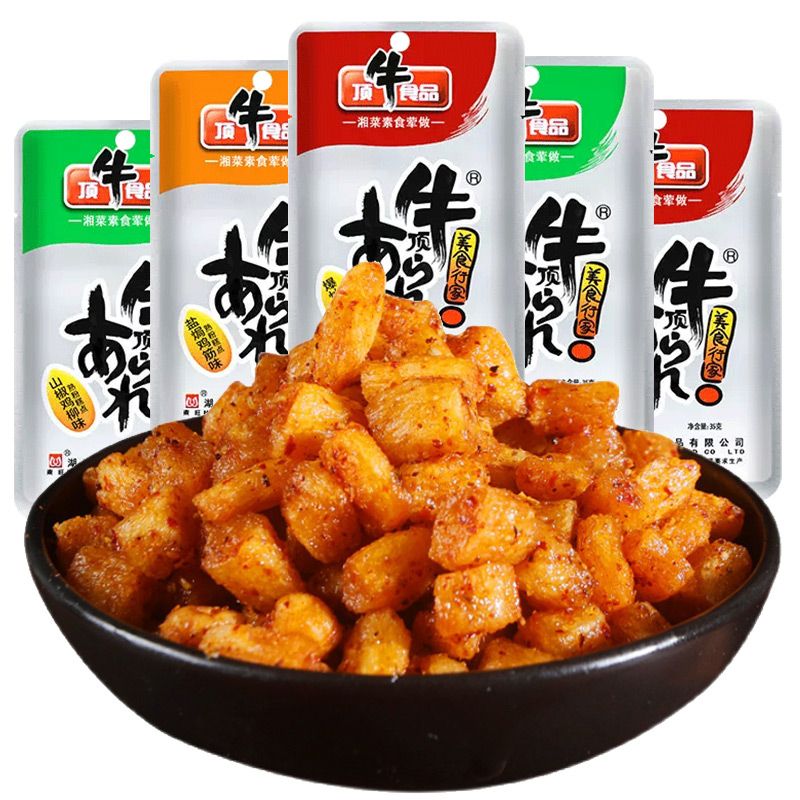 东旺顶牛素牛筋爆炒辣味小包休闲宿舍零食正宗网红香辣条营养素食
