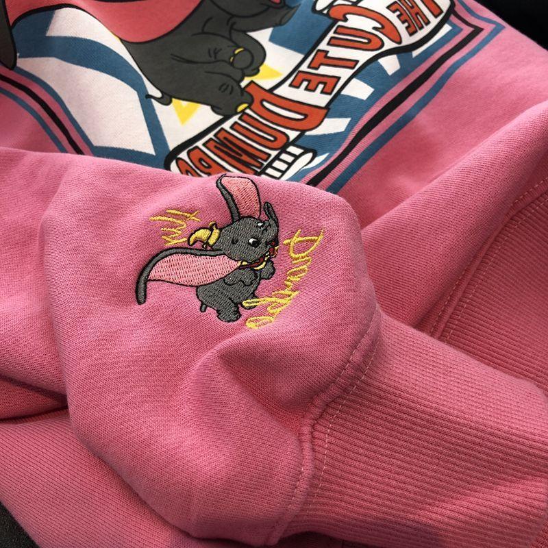 特大码300斤清仓捡漏外贸高品质小飞象显瘦卫衣女胖宽松上衣服