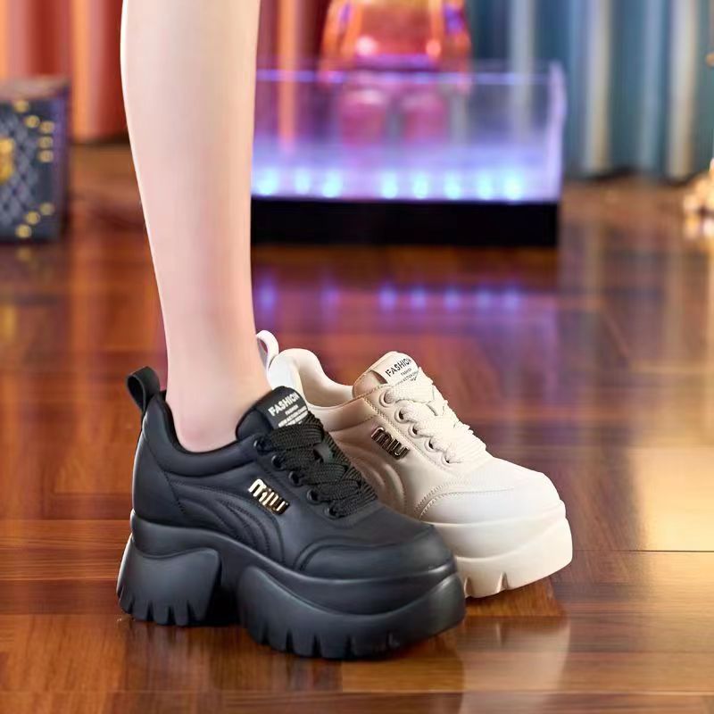 【卡迪】9cm增高时尚老爹鞋四季款新款休闲百搭厚底女鞋