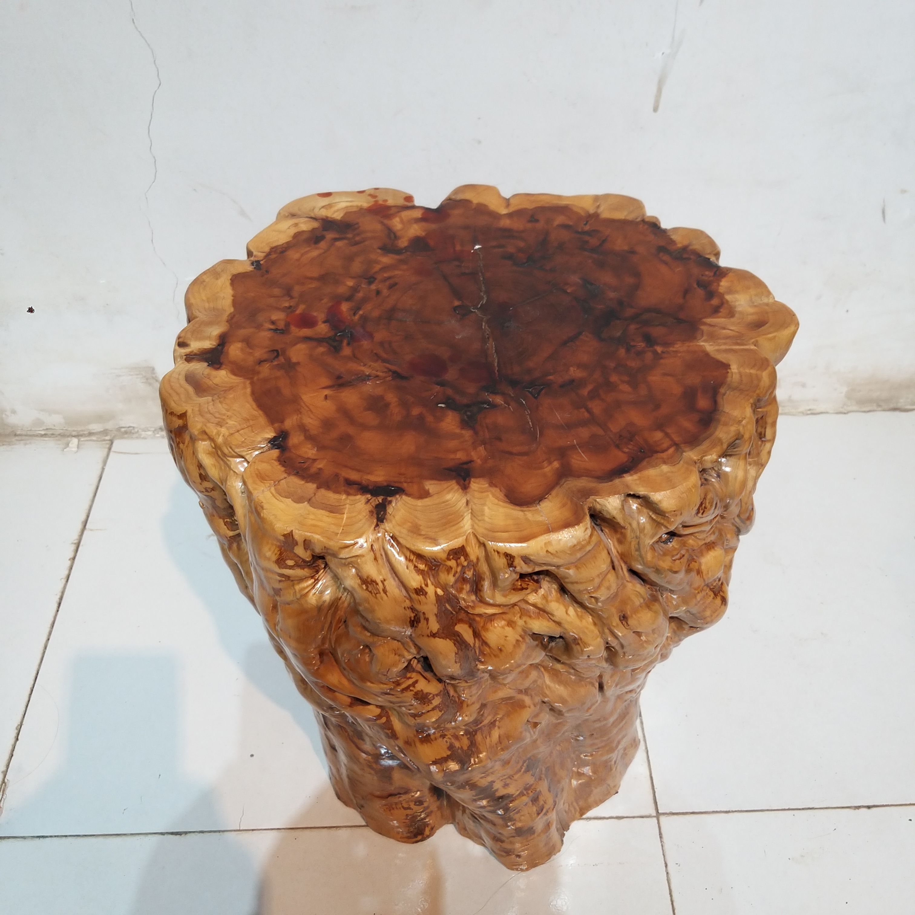 枣木精品橙子摆件