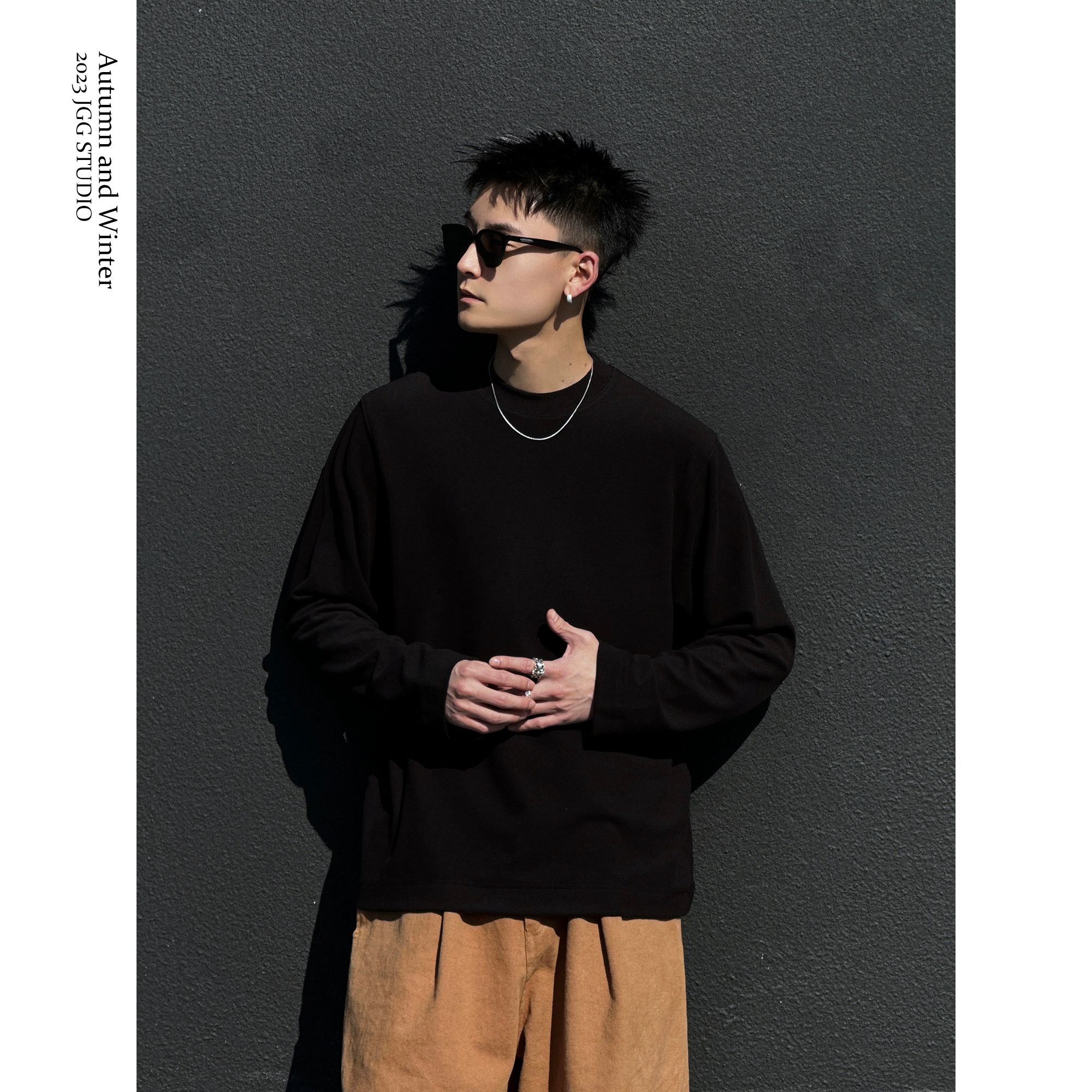 鸡哥哥/热力感高锁温精致小领口暖绒感打底