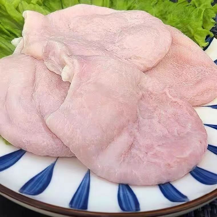 新鲜现剃猪小肚  农户散养粮食猪尿泡