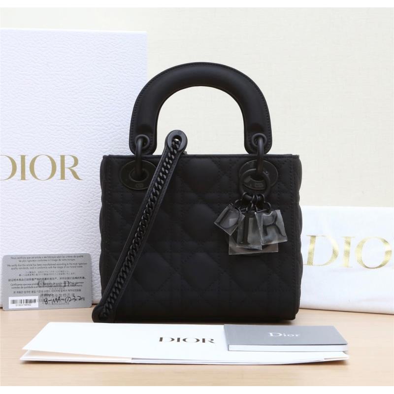 99新 DIOR/迪奥 25年大全套三格磨砂戴妃迪奥包包