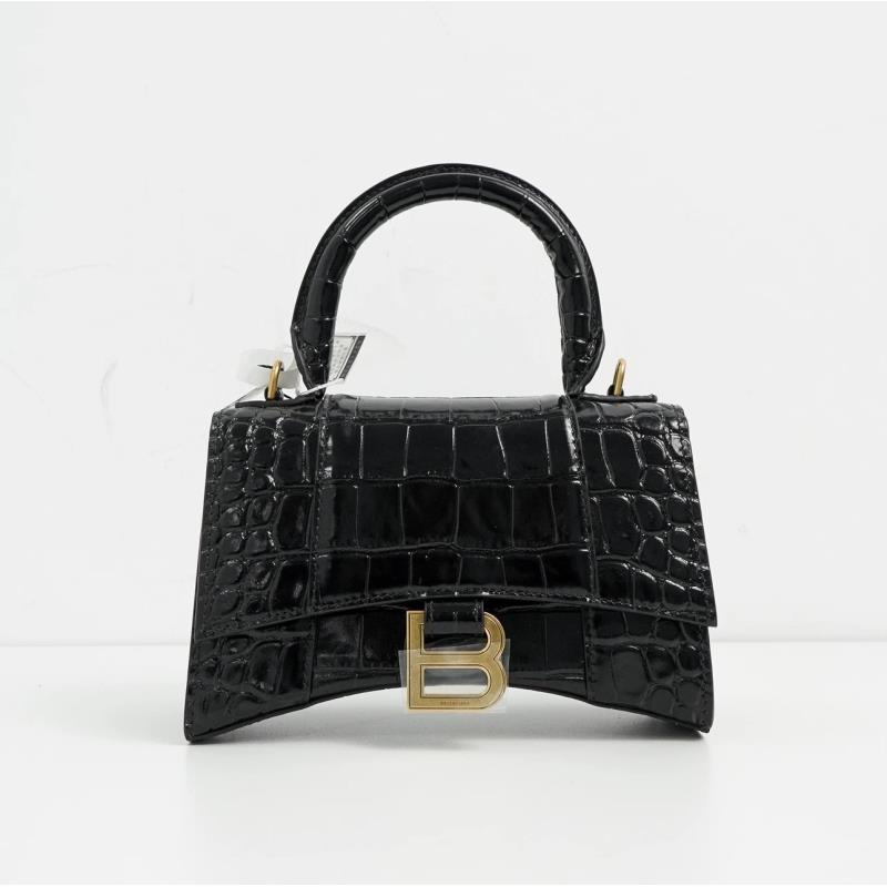 99新 Balenciaga/巴黎世家 巴黎世家黑金沙漏XS号单肩包-K126