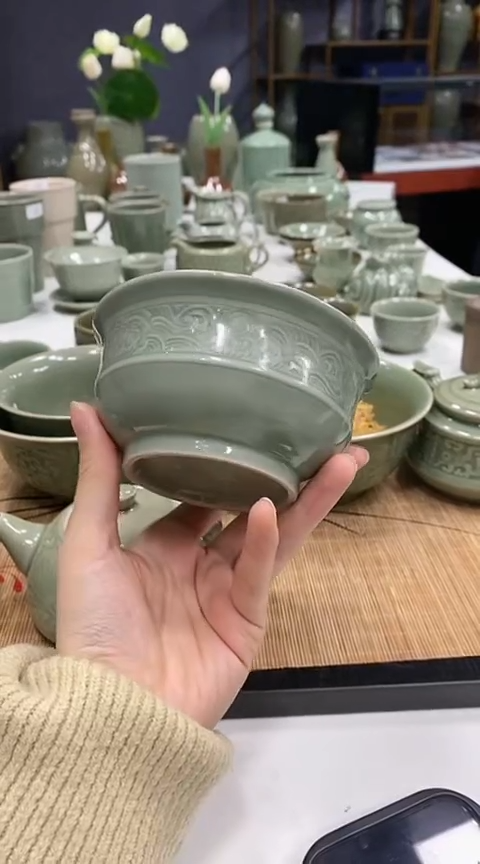 【闪购商品】陶瓷杯微瑕】海水碗】TA002】一只