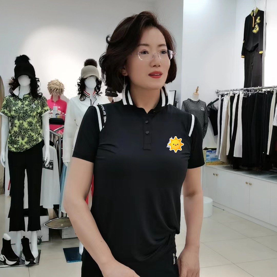 女装 春夏新款高尔夫T恤 短袖 (点）