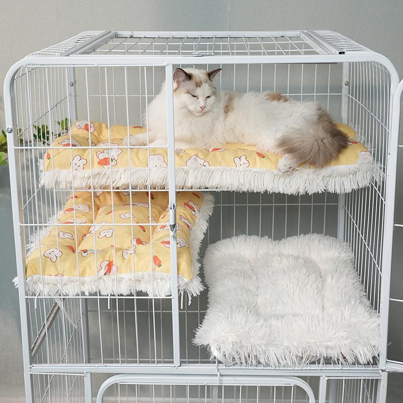 【加厚长绒】冬天保暖猫笼平台垫猫咪猫垫子睡觉用睡垫猫窝冬季舒适