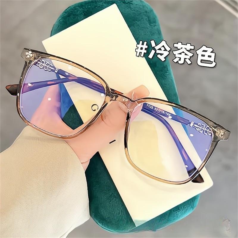 dg26冷茶色近视眼镜框超轻素颜可配度数镜片防蓝光眼睛框架男女
