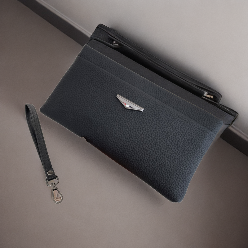 时尚男士真皮信封包