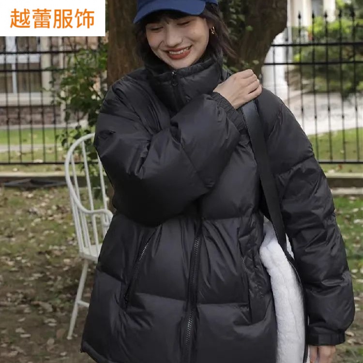 胖mm大码200斤羽绒棉服女冬季新款韩版宽松短款棉衣加厚棉袄外套