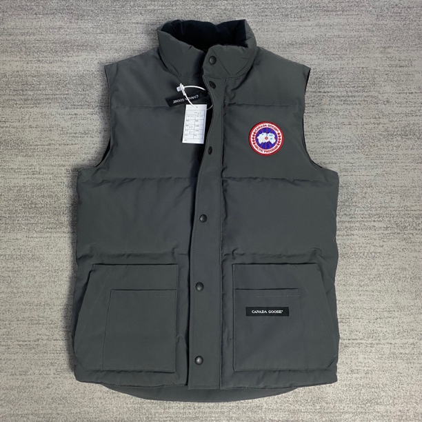 【canada goose】加拿大鹅 xs石墨灰色马甲背心羽绒服4154m 99新 