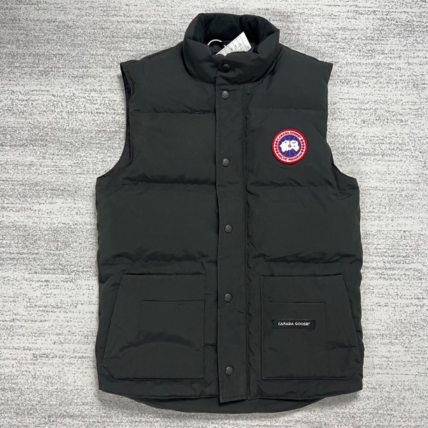 【canada goose】加拿大鹅 XS 黑色经典款马甲背心羽绒服4154m 99新
