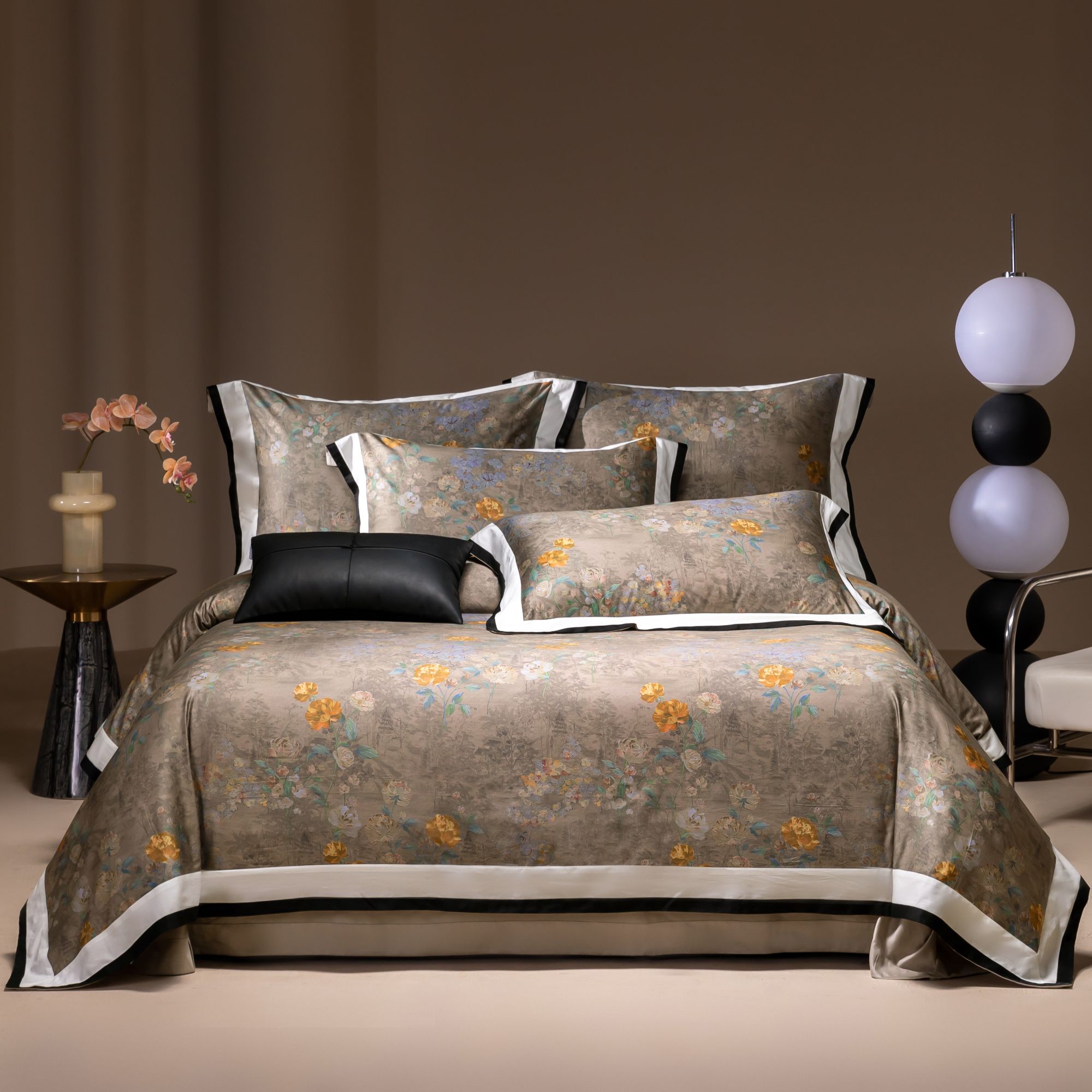 【秘境】轻奢100%全棉活性数字数码高端四件套