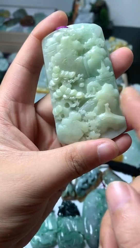 【闪购商品】翡翠颈饰未镶嵌缅甸翡翠a货