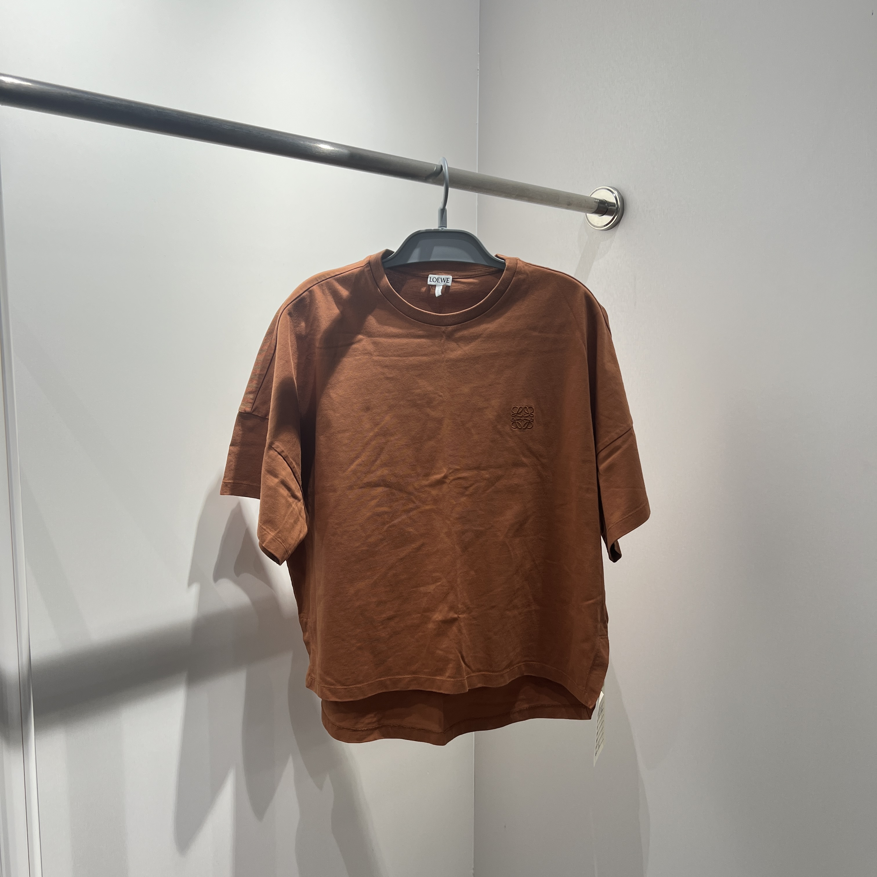 99新 LOEWE/罗意威 2g021 刺绣logo纯色短袖T恤 XS码公价6k