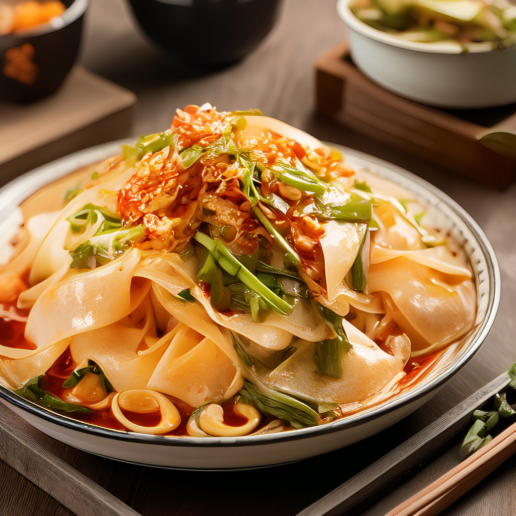 凉皮专用粉500g 家用免洗凉皮粉Q弹爽滑小麦淀粉面粉特色美食