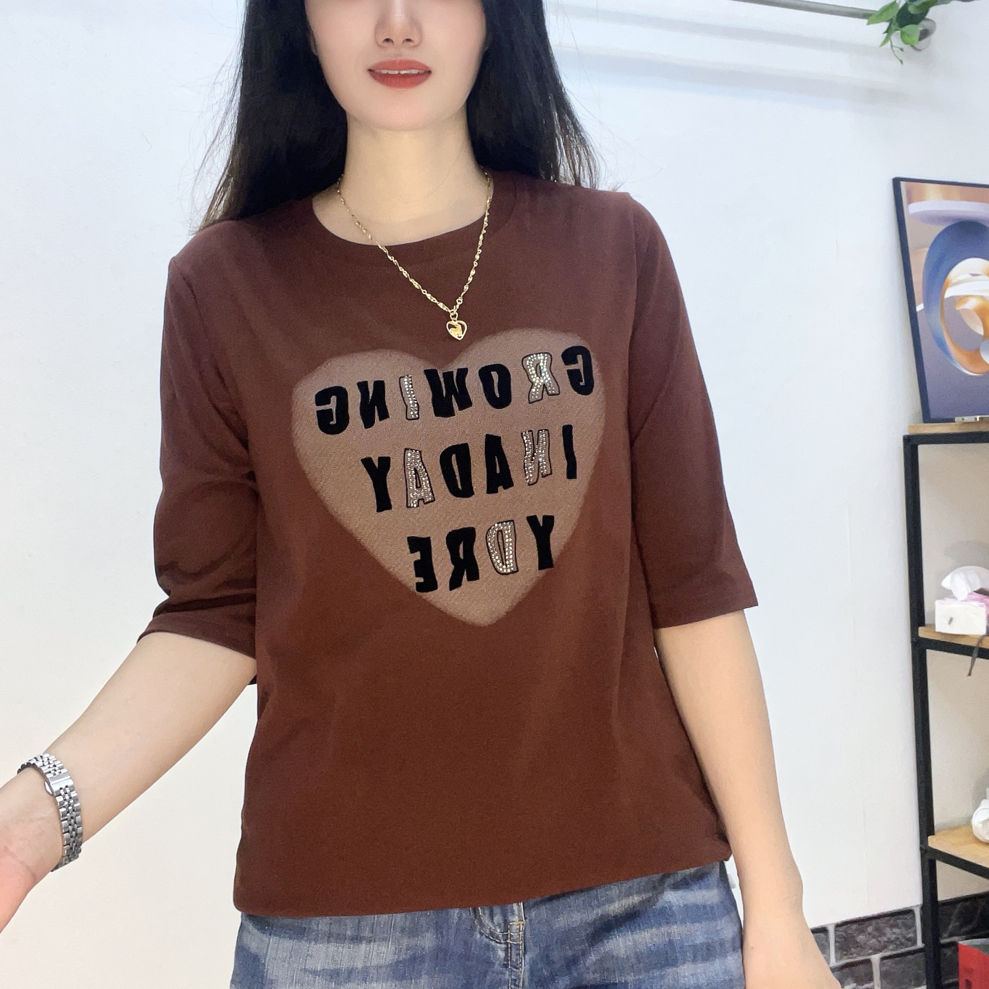 早秋新款百搭上衣8865（断码清仓）