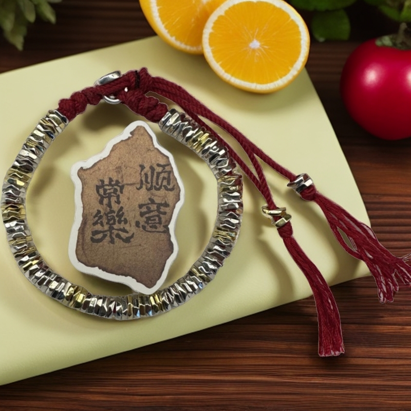 足银手链 水贝直购足银999.9鎏金岁月金银满贯盘缠手链复古中秋节