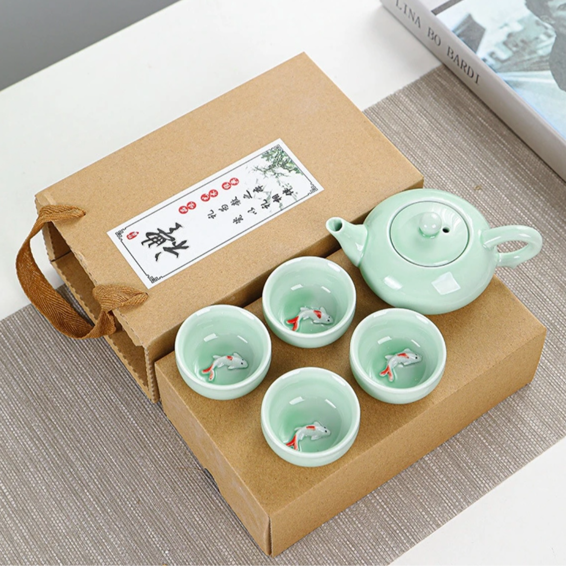 陶瓷茶具家用中式功夫茶具泡茶杯白瓷泡茶套装