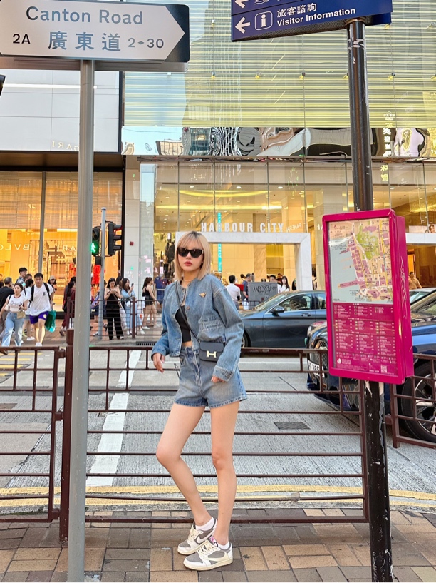 【CM】复古一片式牛仔外套M3W0805牛仔短外套牛仔小外套