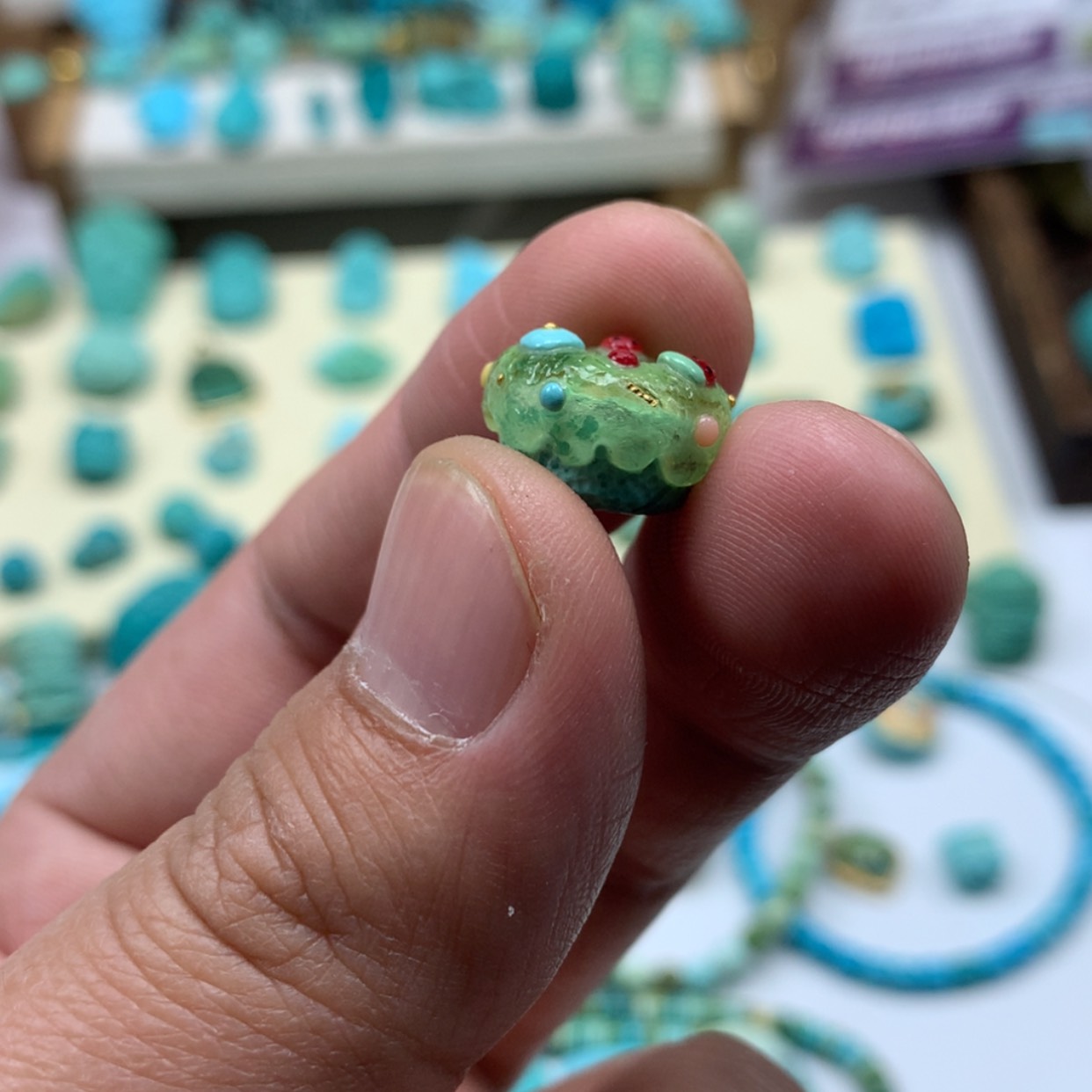 【闪购商品】绿松石饰品未镶嵌晴**姐