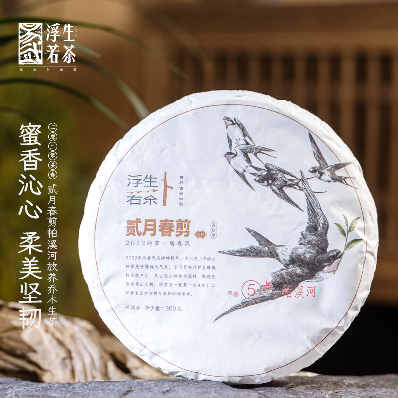 2022年二月春剪帕溪河乔木普洱茶生茶传统工艺精选山头