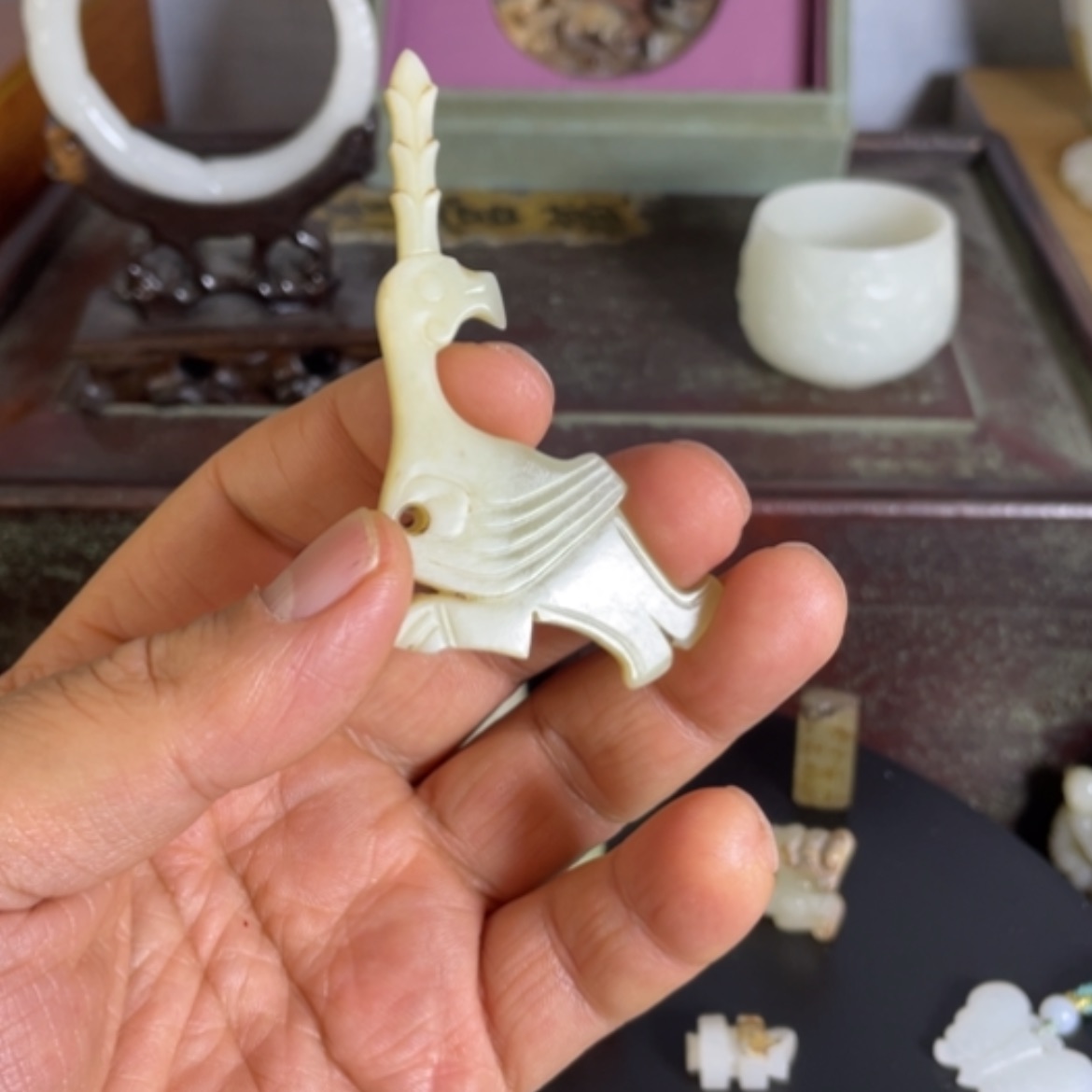 【闪购商品】和田玉挂件未镶嵌张*和田玉挂件