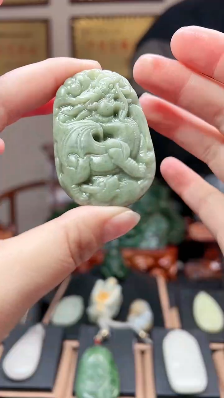 【闪购商品】和田玉麒麟未镶嵌多样性发货拍一发一172