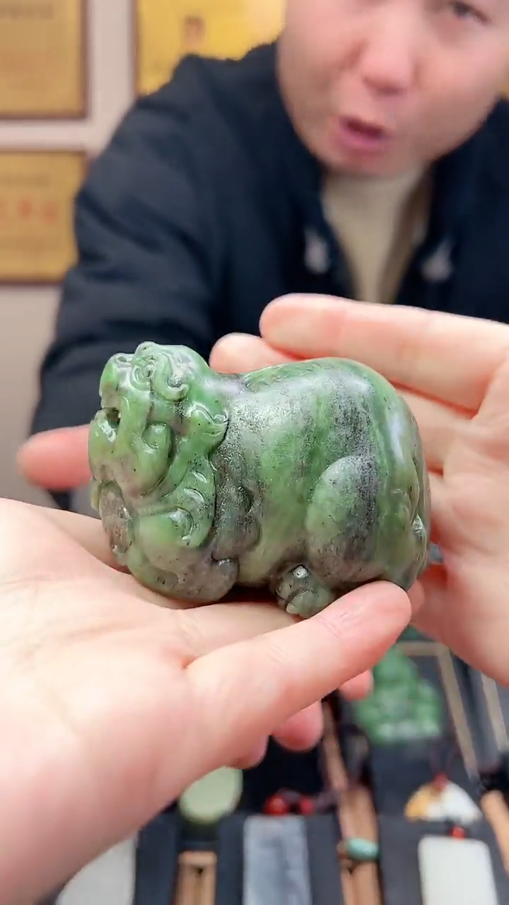 【闪购商品】和田玉碧玉貔貅未镶嵌多样性发货拍一发一112