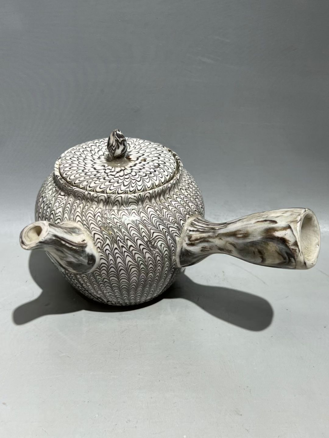 绞胎茶器，君子之瓷，表里如一，变化莫测，美轮美奂