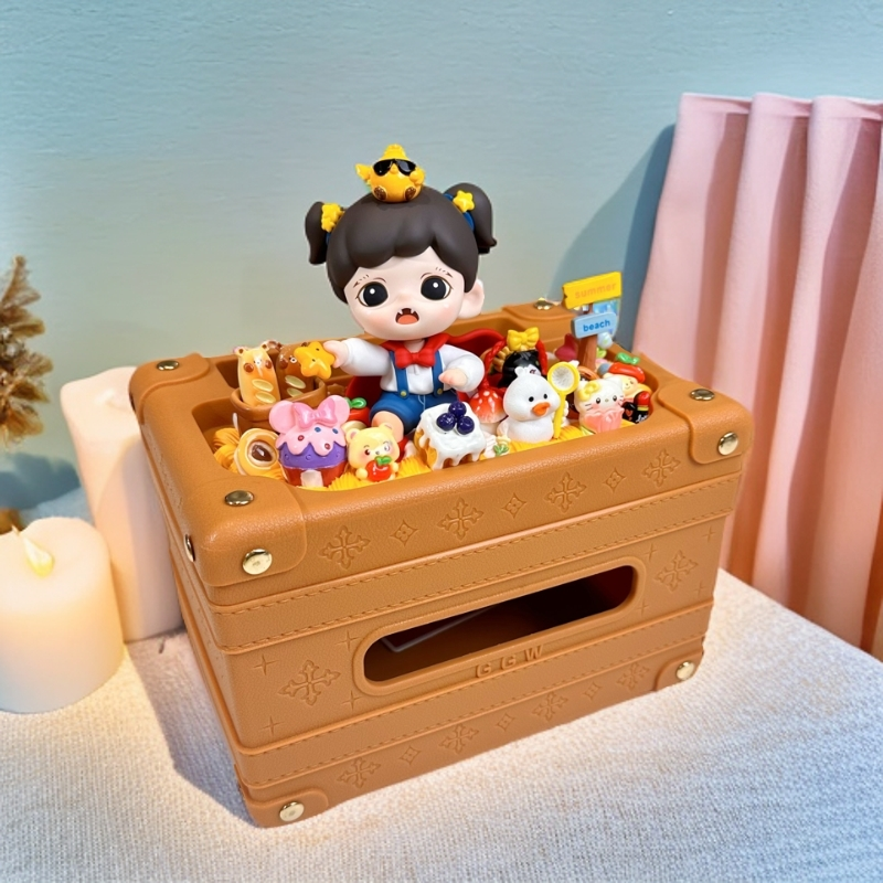 创意手工摆件轻奢纸巾盒奶油胶饰品（单个装）