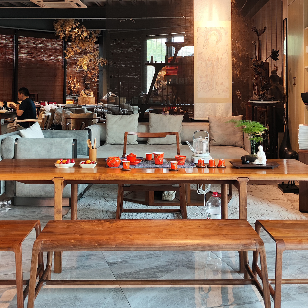 相濡 待客之道柿子事事如意描金陶瓷盖碗功夫茶具套装国风礼盒