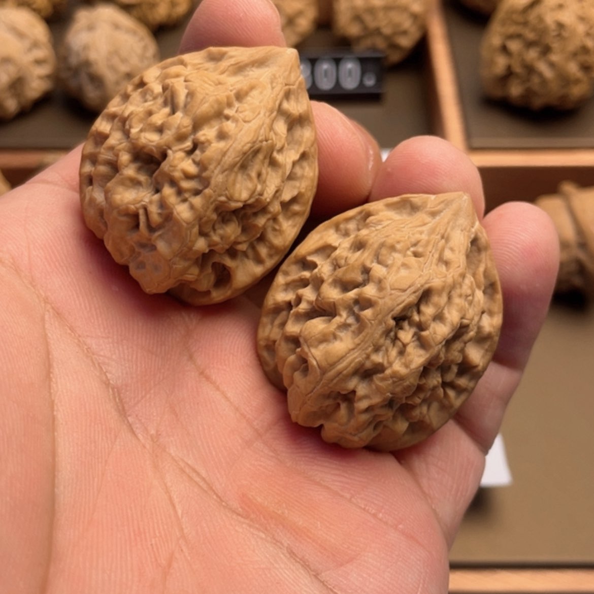 【闪购商品】文玩核桃吊坠13陵鸡心