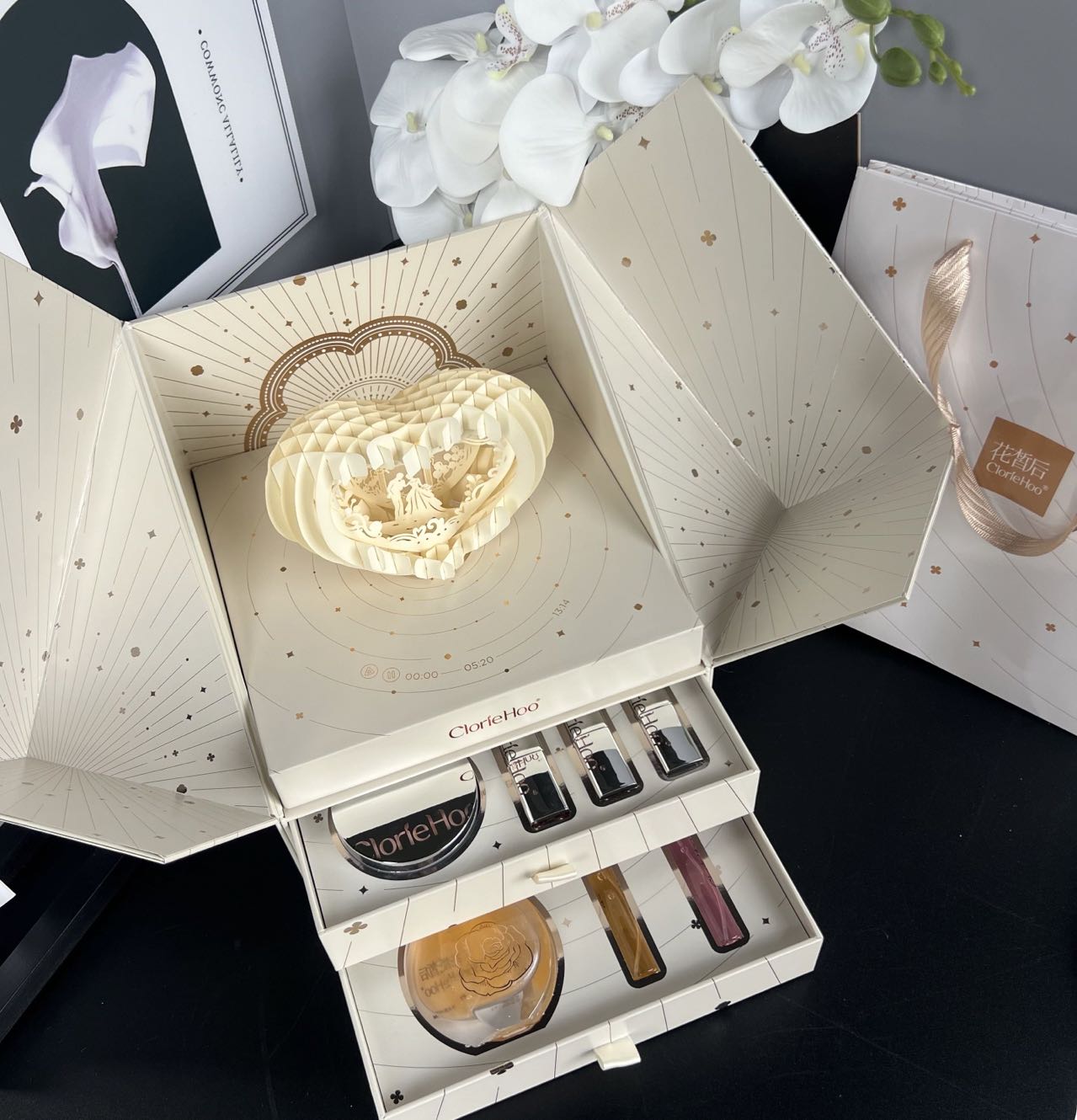 【香水哥专属】花皙后守护甜心套盒情侣心动高颜值礼盒装新疆包邮