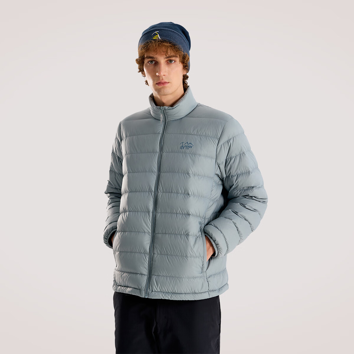 Ozark/奥索卡亚丁轻薄立领羽绒服男 秋冬新款保暖舒适外套156602