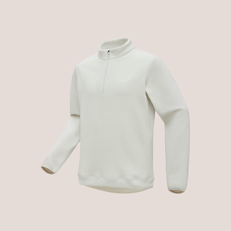 Ozark/奥索卡运动户外美式休闲立领T恤超轻薄款抓绒拉链3112592