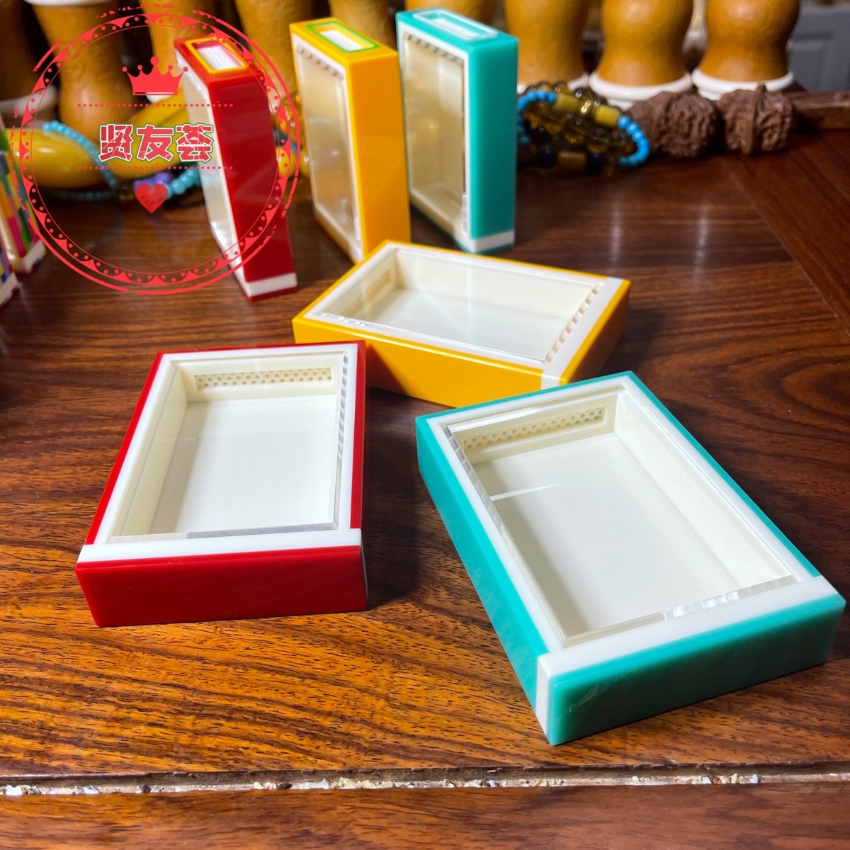 海派小张巢盒黄蛉有机玻璃叫罐海派万体鸣虫用具尺寸:68X99X21