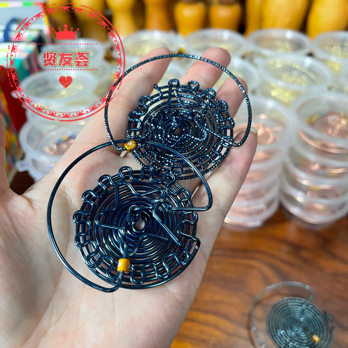 孙文斌手工蝈蝈簧1.5簧蝈蝈叫罐响簧 手工蝈蝈簧