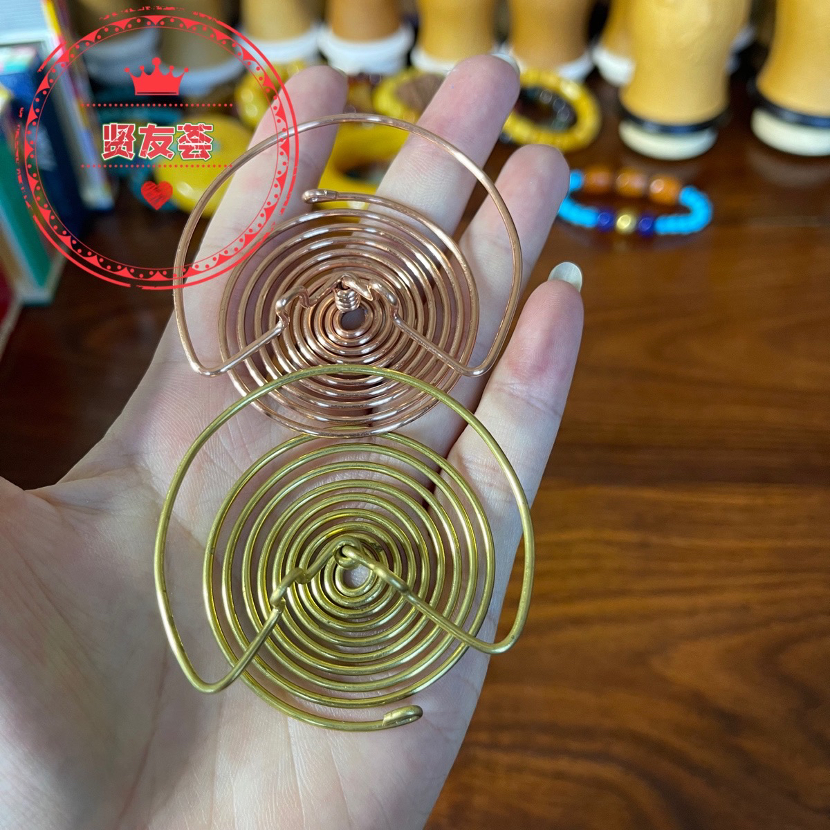 手工蝈蝈簧1.5紫铜黄铜蝈蝈叫罐响簧 手工蝈蝈罐弹簧响簧60罐用具
