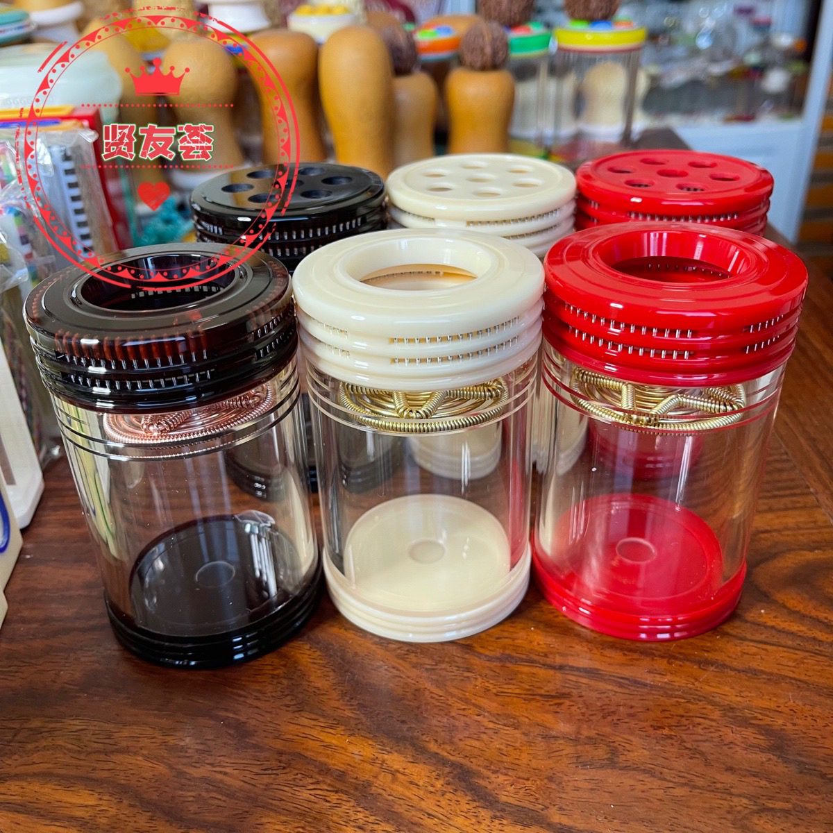 老谭罐蝈蝈叫罐60直径有机玻璃鸣虫罐鸣虫有机玻璃蝈蝈叫罐高98