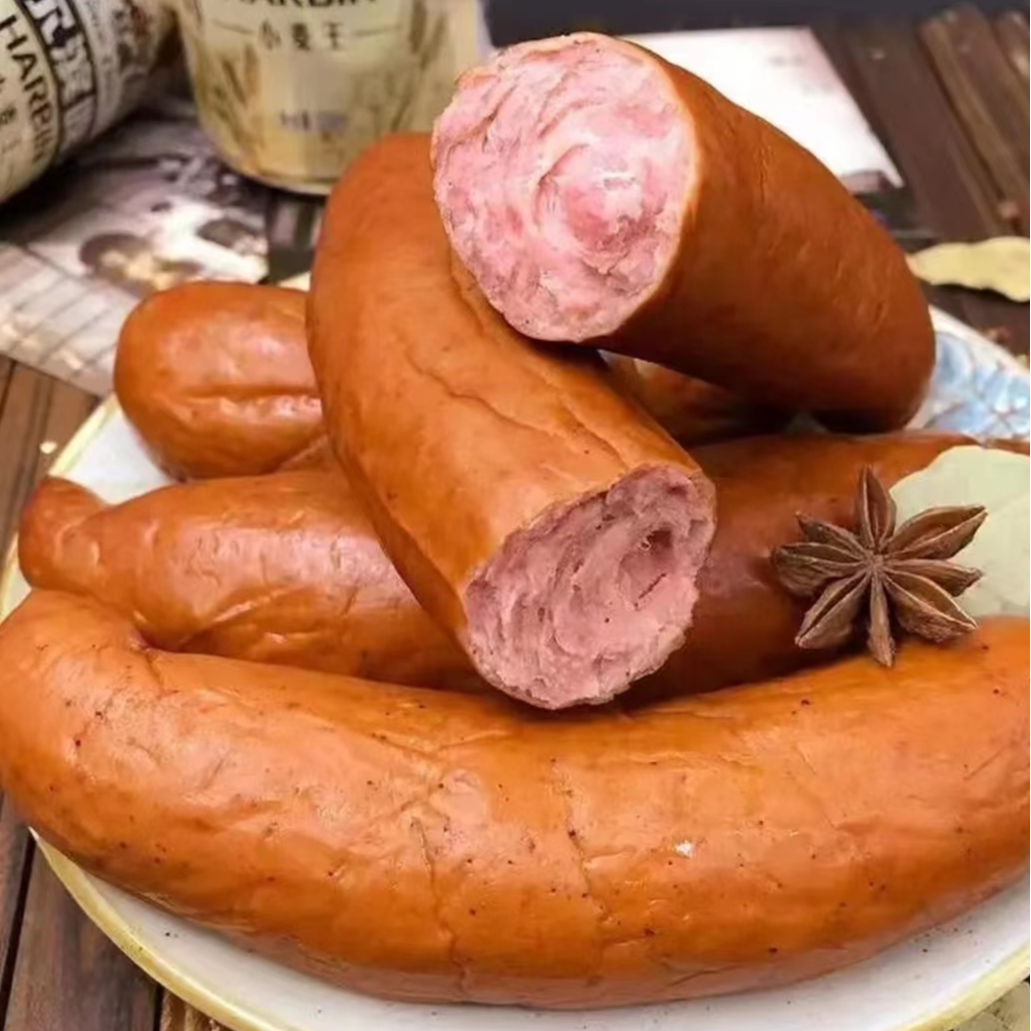 青岛大红肠果木熏烤200克/根