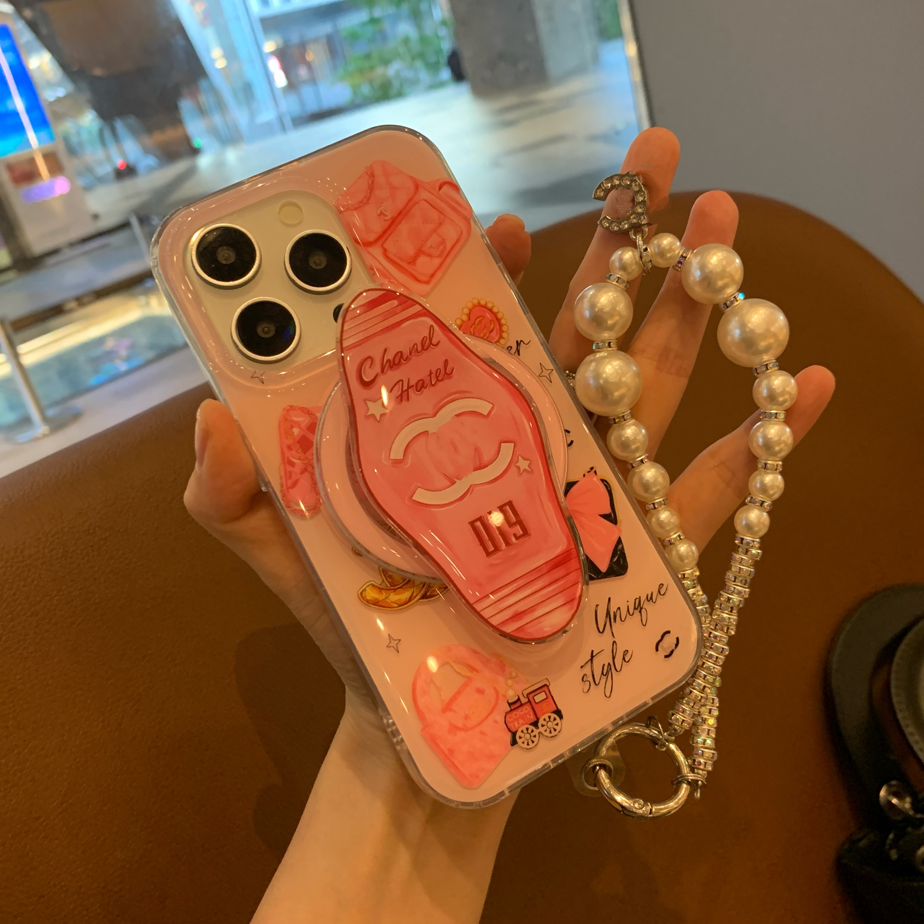 ins小香风粉色轻奢高级磁吸适用iPhone15promax苹果14pro手机壳13
