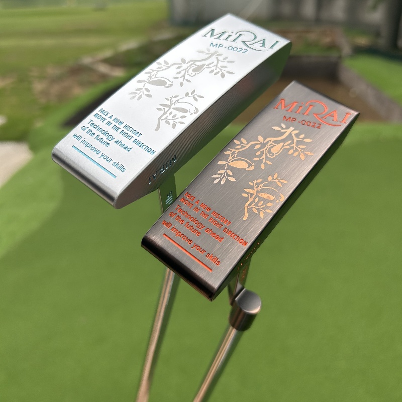 进口正品MIIAIMP-0022古铜银色高尔夫推杆一字直条加宽