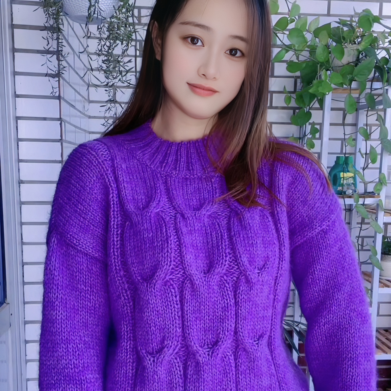 超柔三条麻花马海毛加羊毛毛线一两（50克）手工DIY编织澳洲羊毛