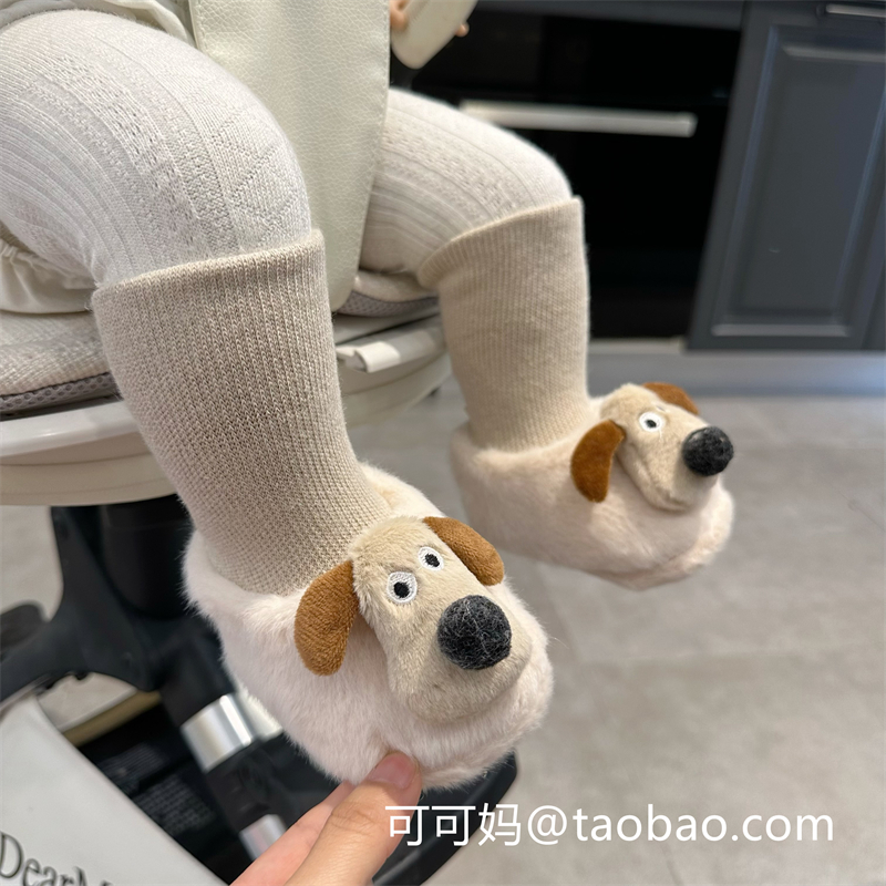 婴儿鞋秋冬季加厚保暖软底0-1岁宝宝防掉跟鞋袜保暖棉鞋步前鞋