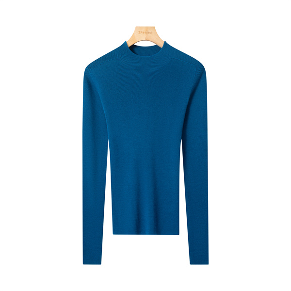 【48支4股】加厚 100%精纺羊毛岛精无缝一体可机洗打底衫濮院羊毛衫