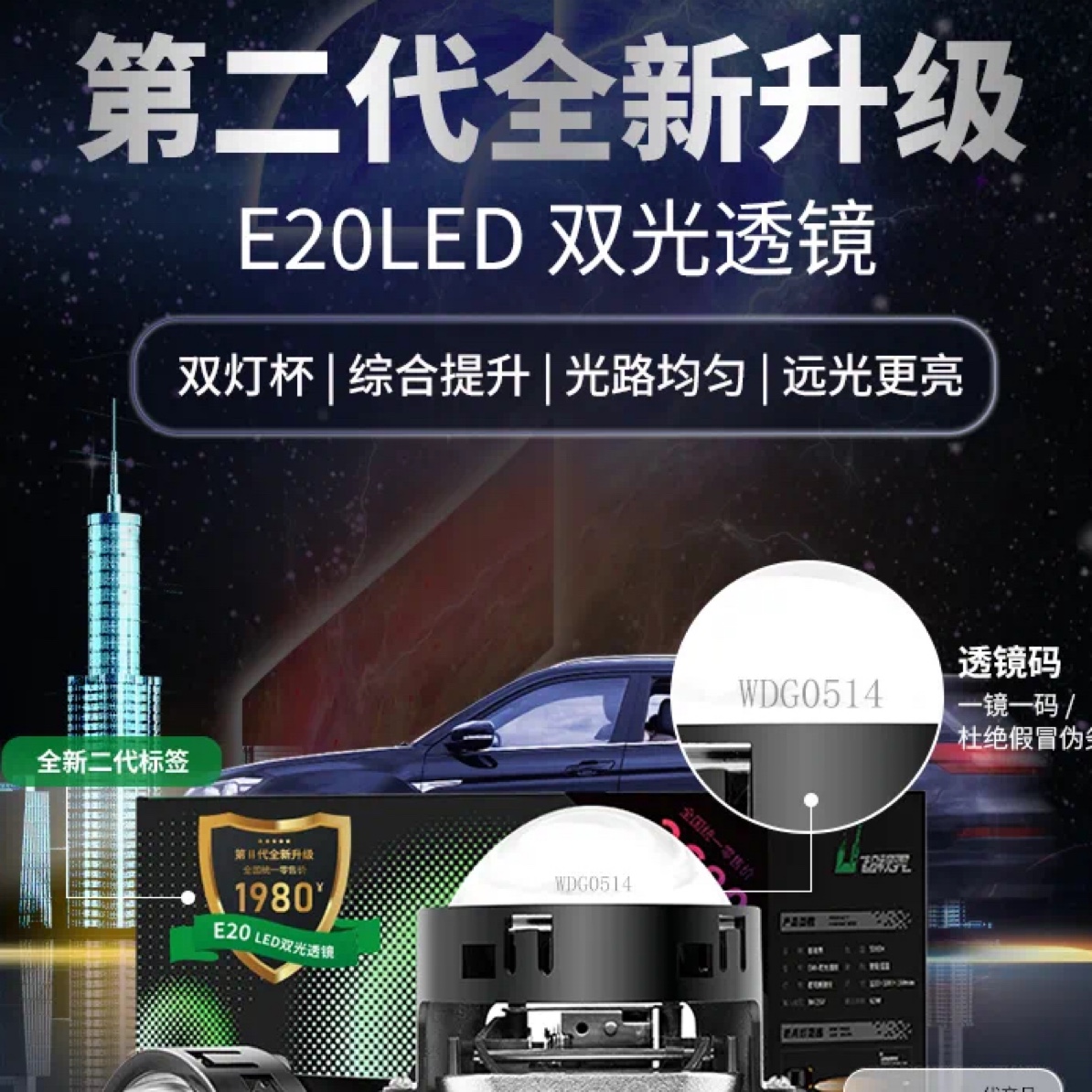 超视界E20LED双光透镜